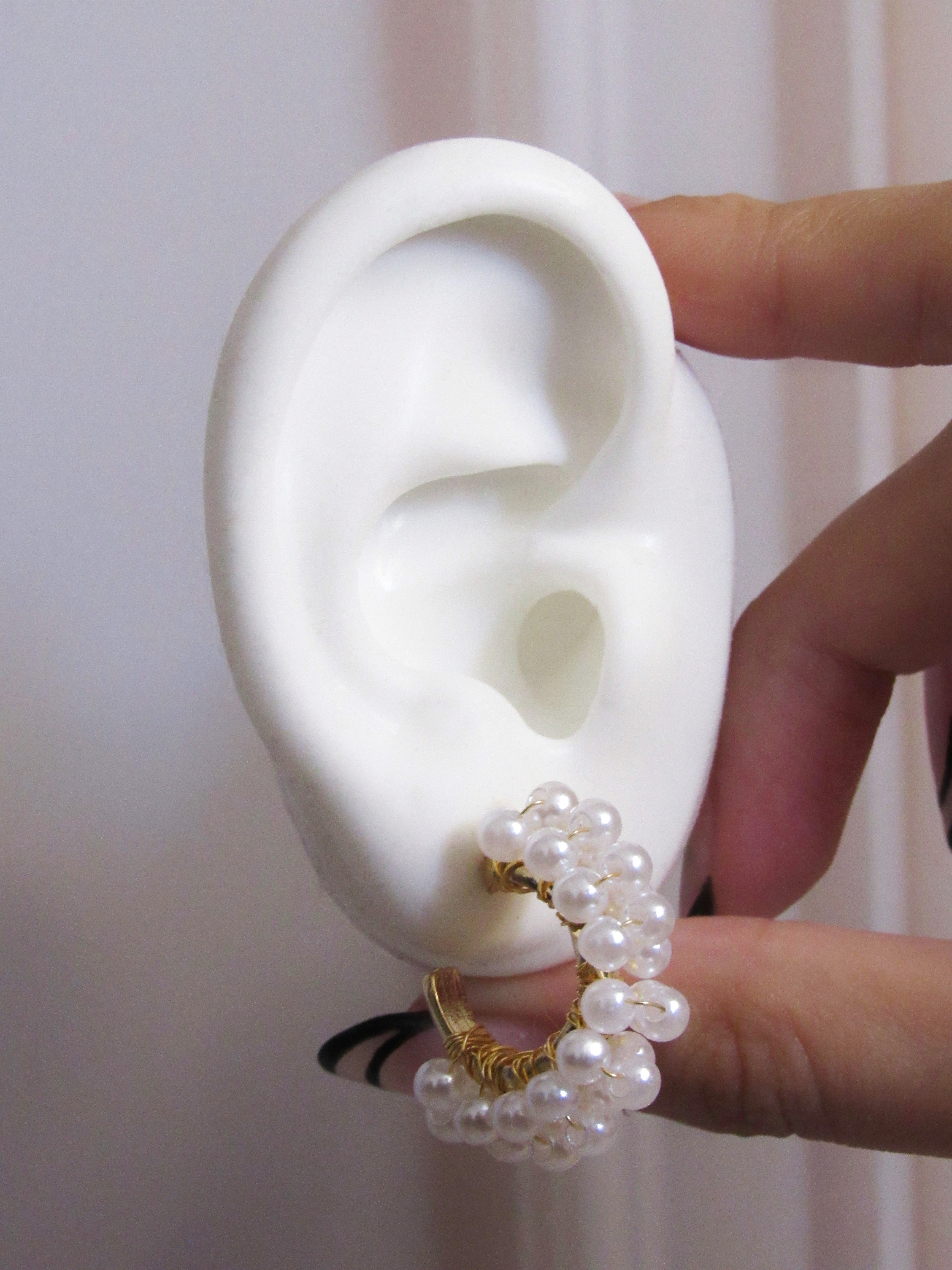 Candongas tejidas goldfied