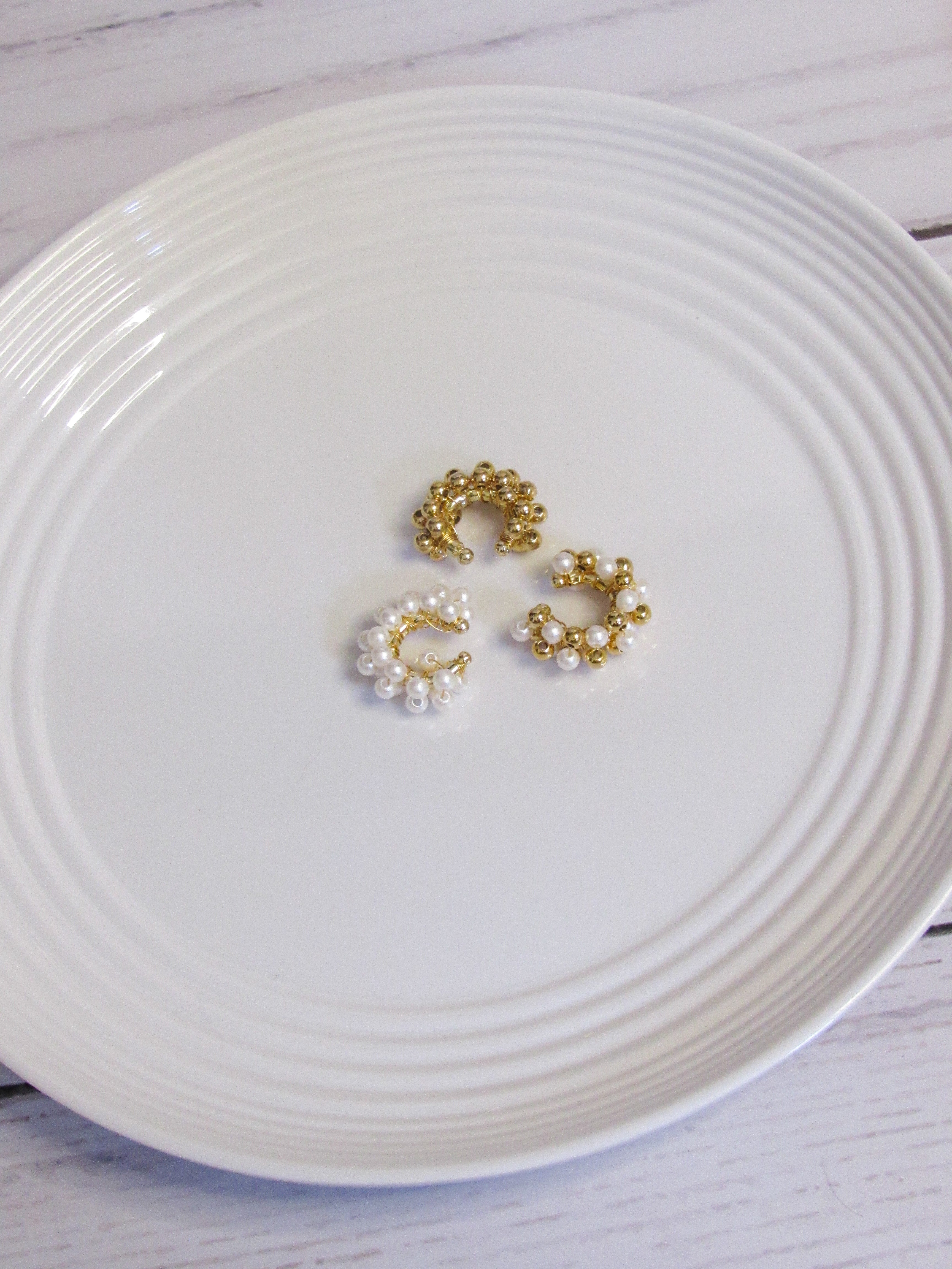 Earcuff tejido goldfied