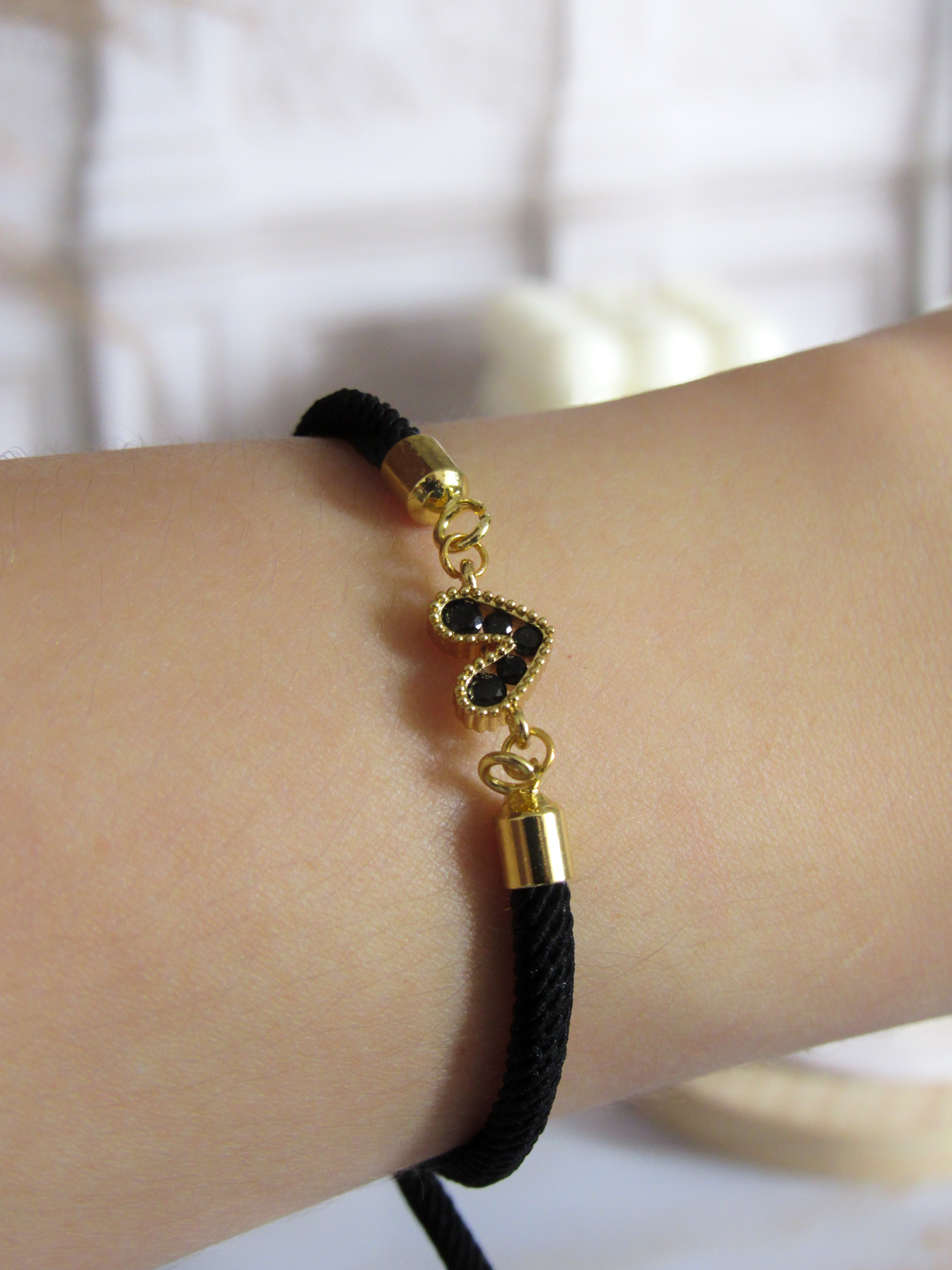 Pulsera cordón corazón