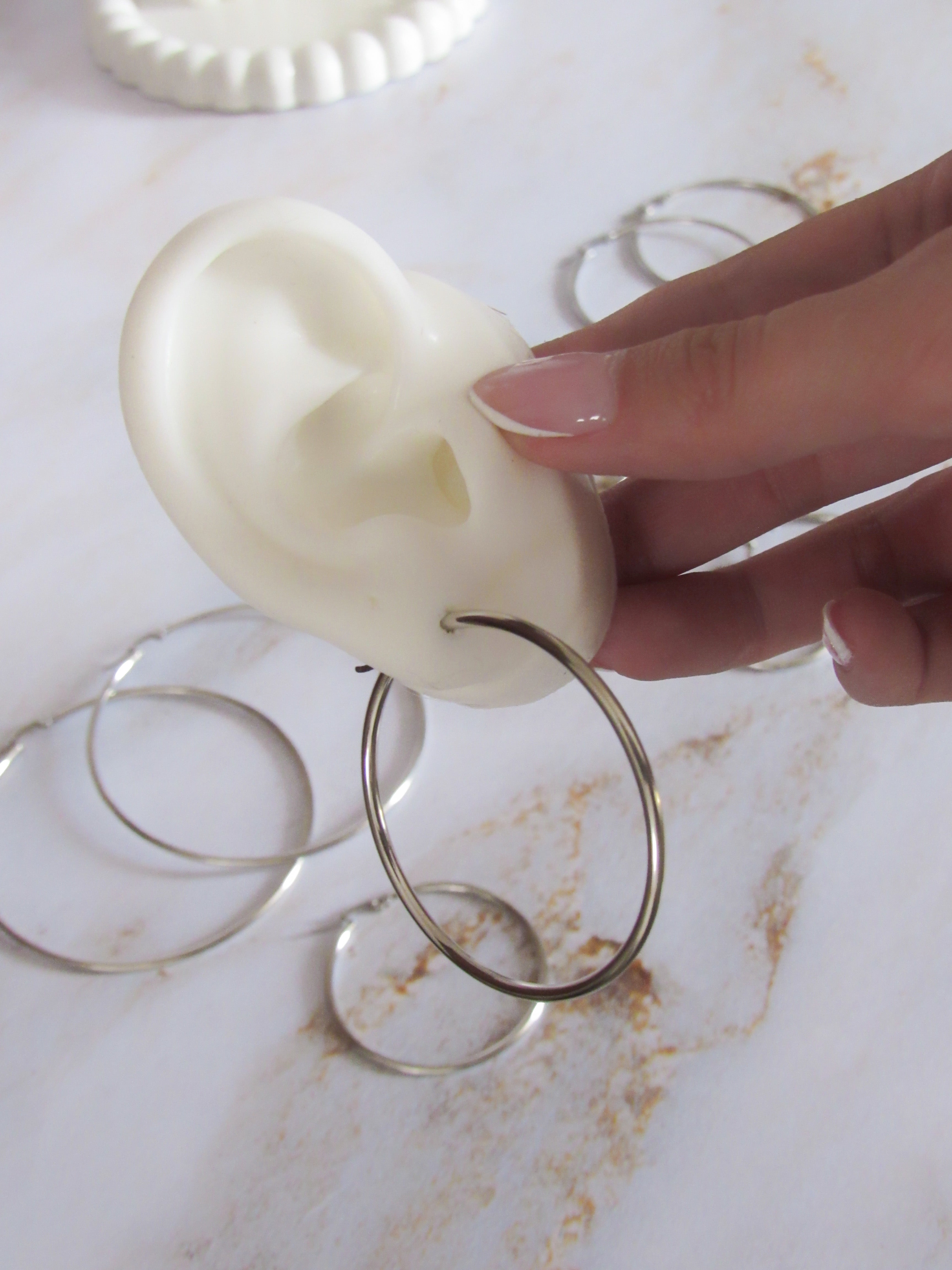 Candongas lisas acero