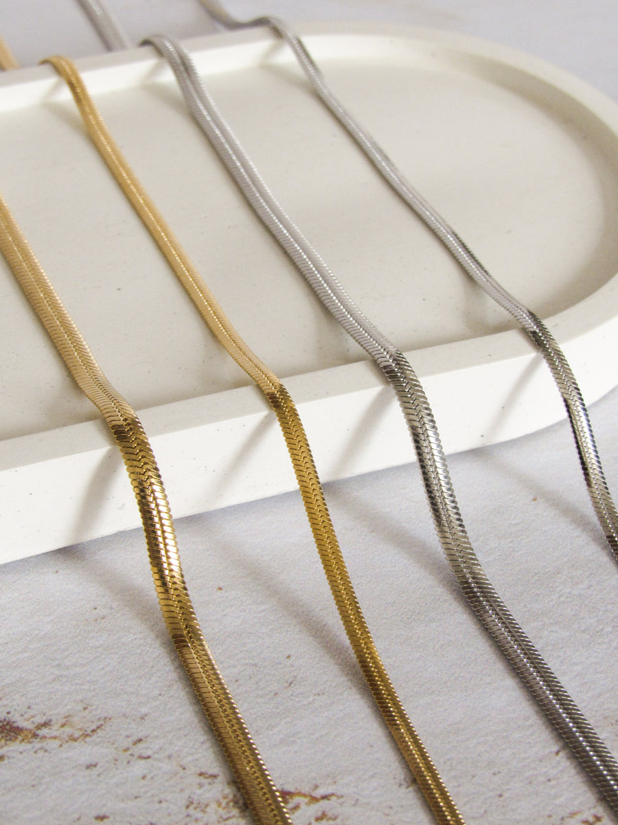 Cadena víbora acero