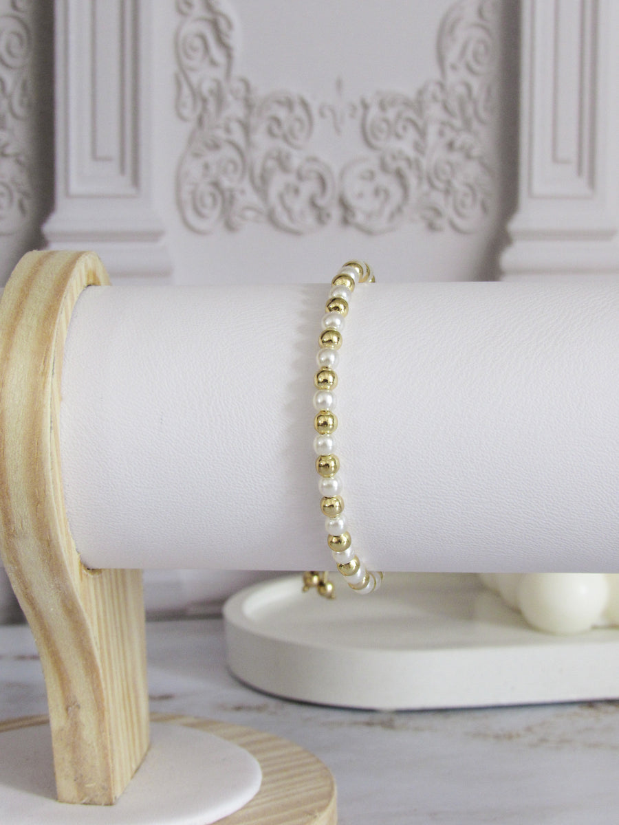 Pulsera balin perlas