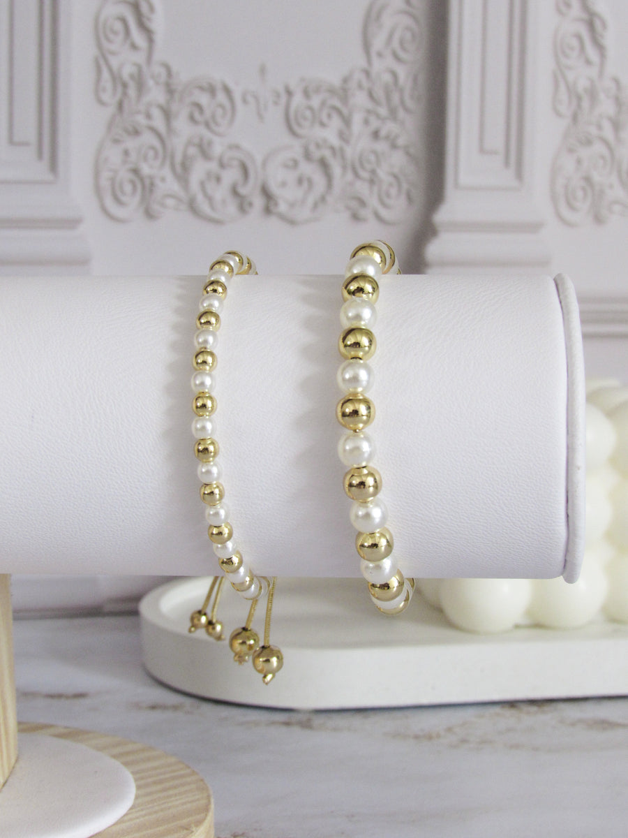 Pulsera balin perlas