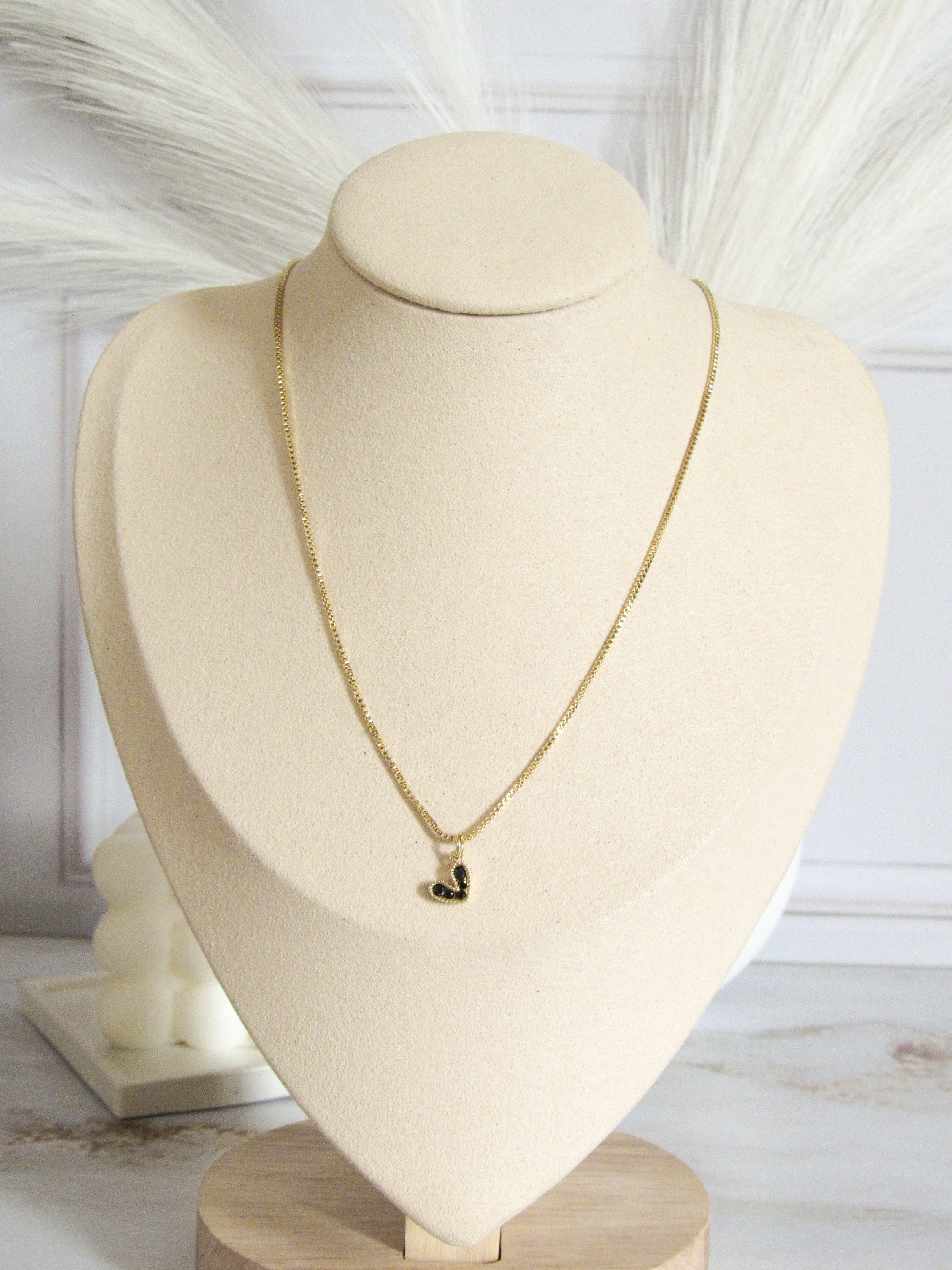 Collar corazón cristal