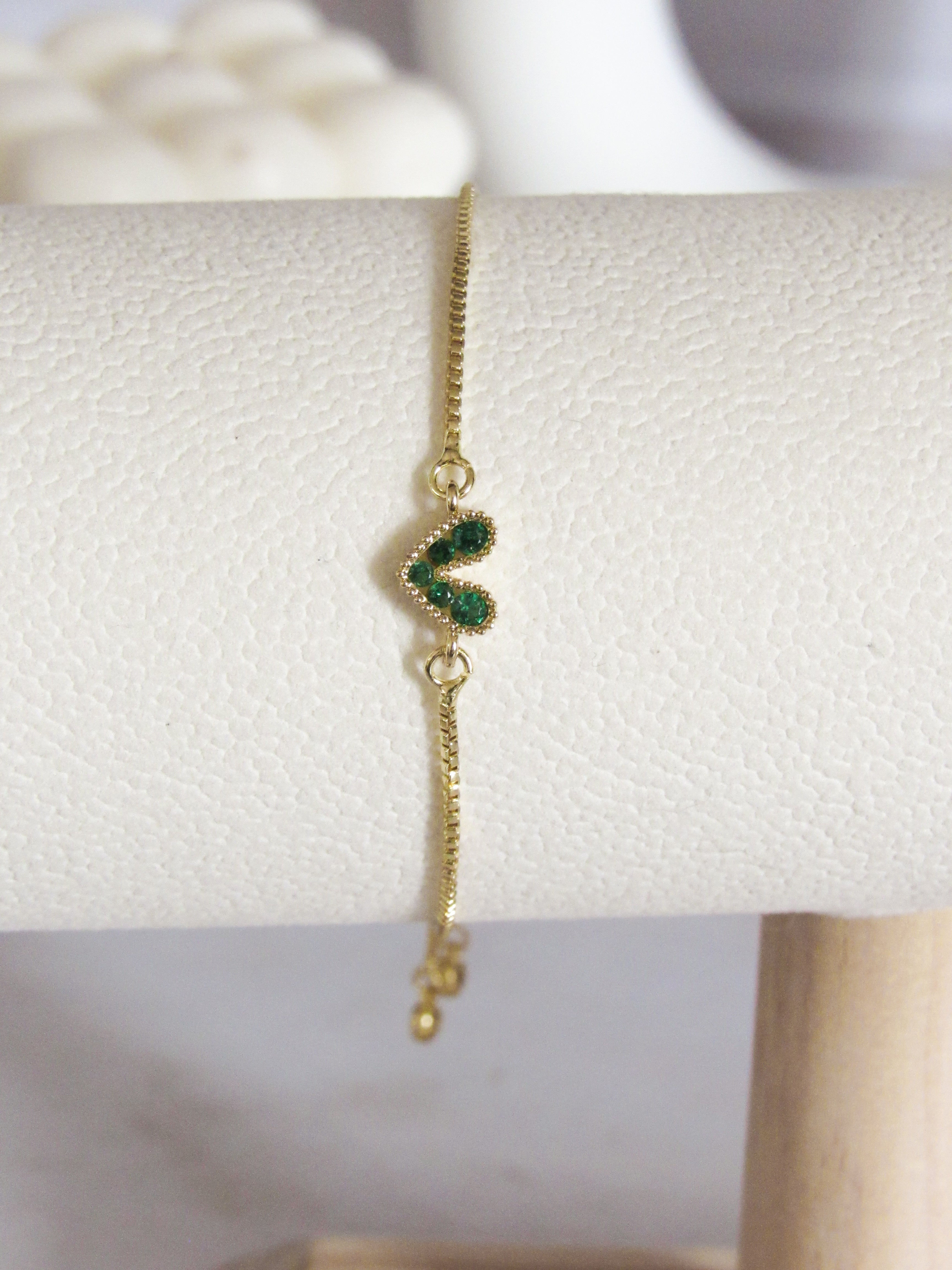 Pulsera corazón cristal