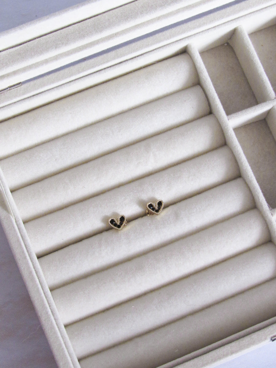 Topos corazón cristal