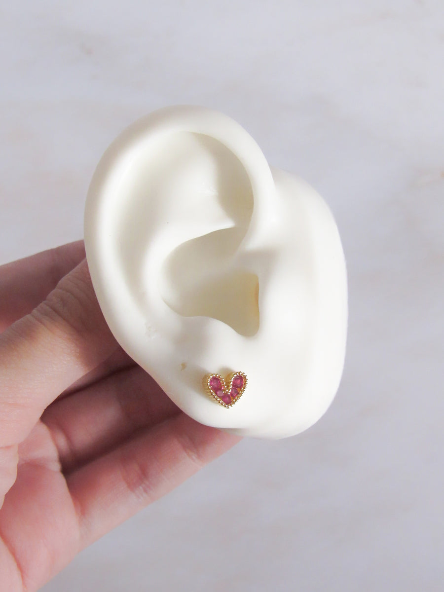 Topos corazón cristal