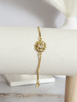 Pulsera flor lisa