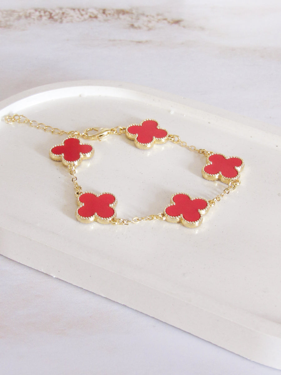 Pulsera cinco trébol