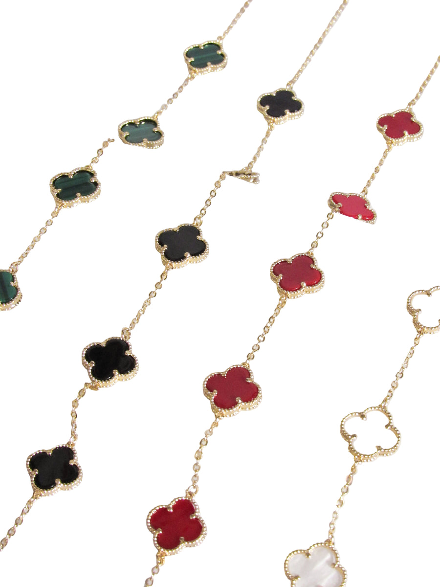 Collar cinco trébol