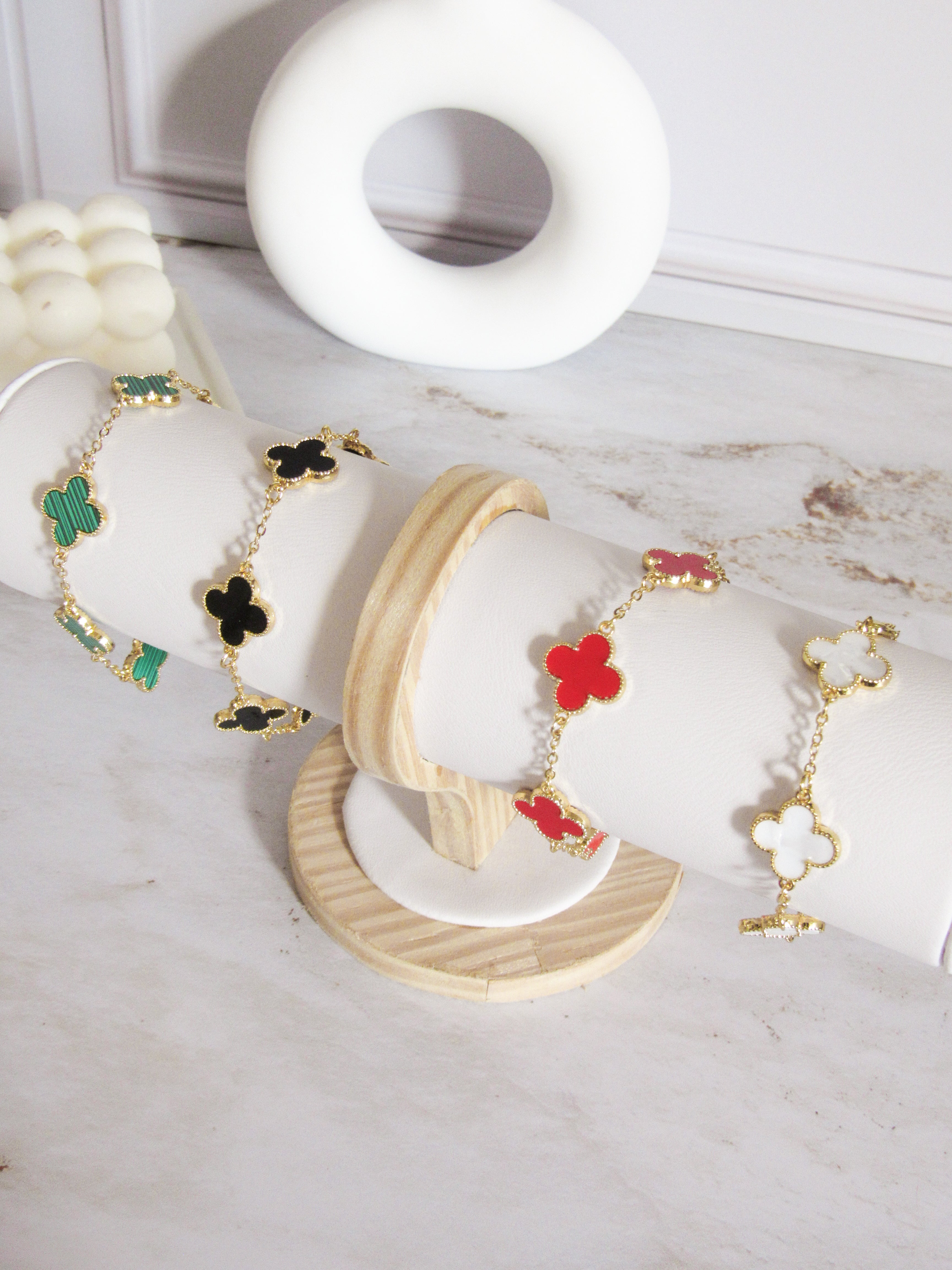 Pulsera cinco trébol