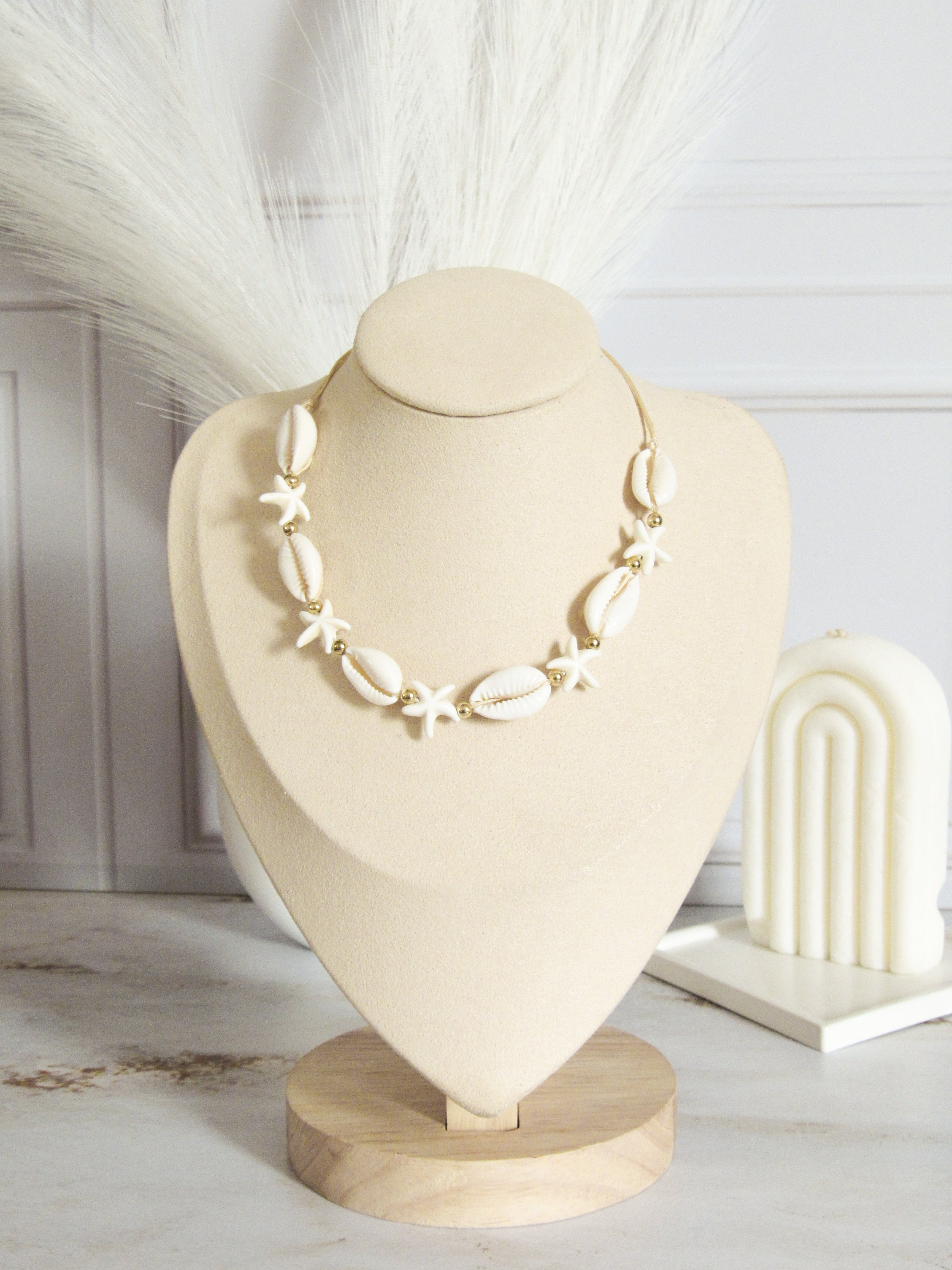 Gargantilla concha estrella de mar