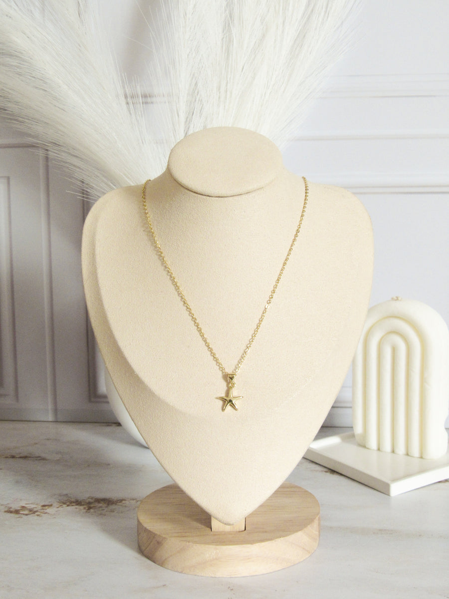 Collar estrella de mar lisa