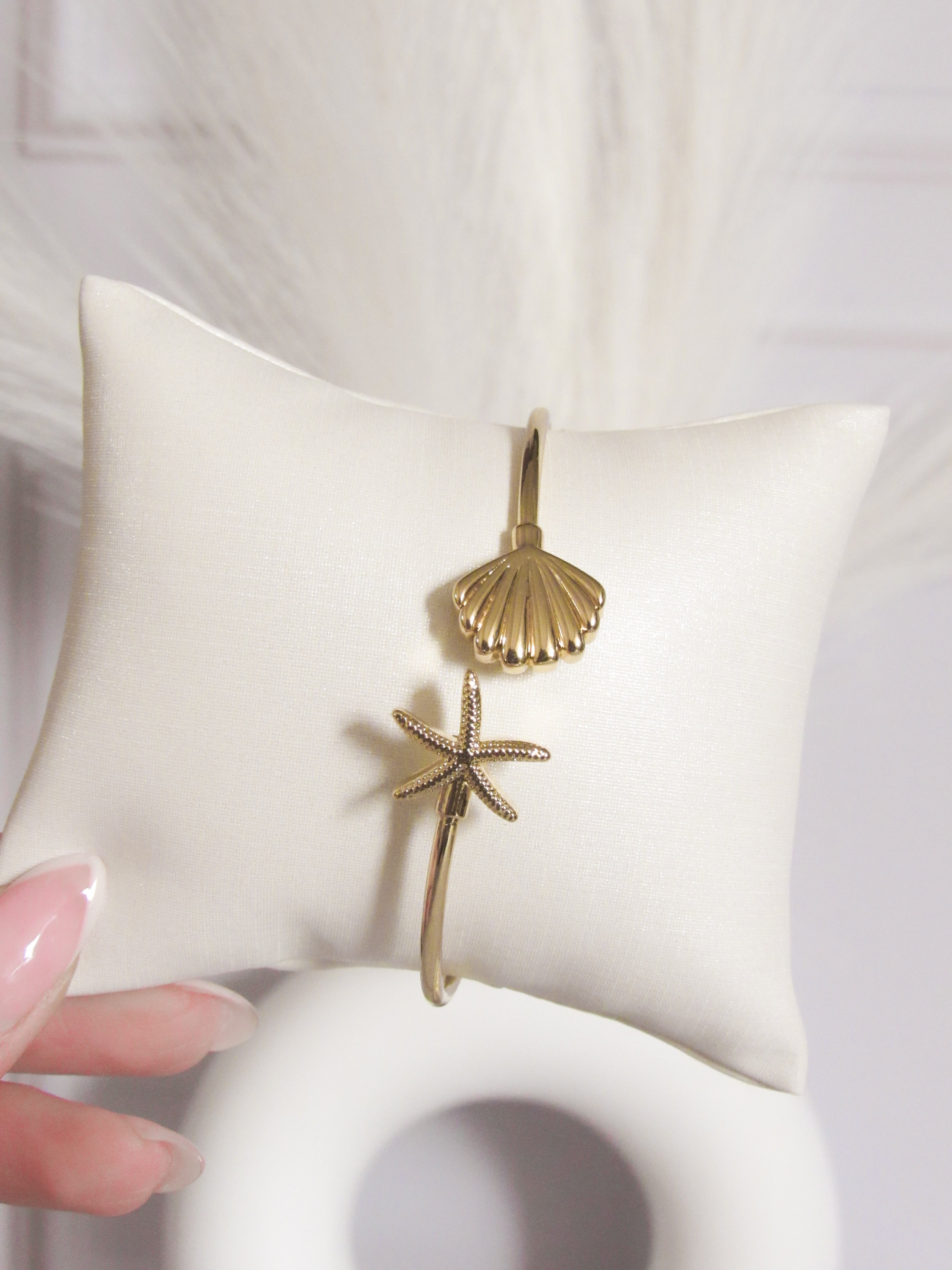 Brazalete estrella de mar concha