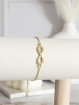 Pulsera infinito zircones