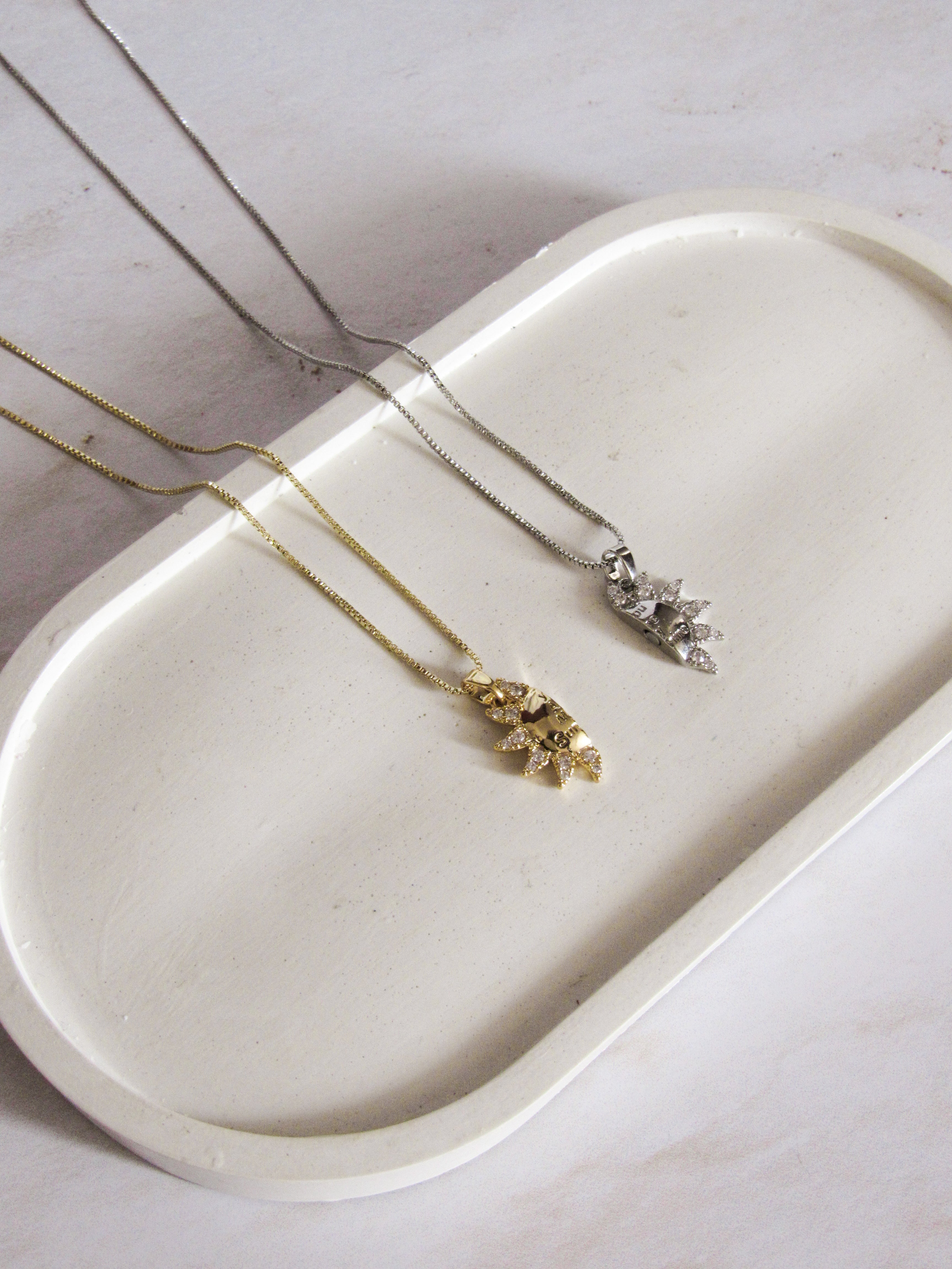 Collar duo sol mixto