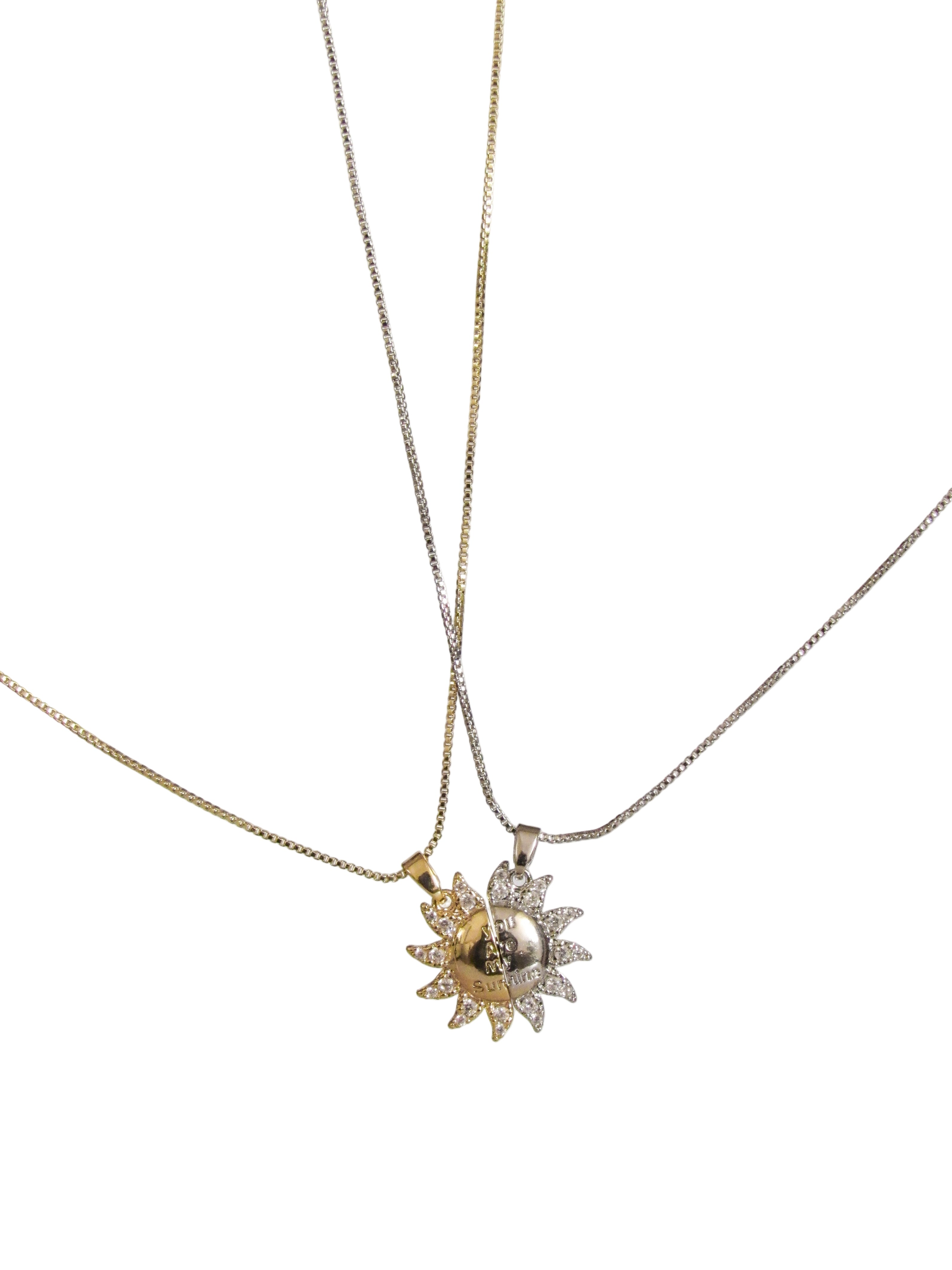 Collar duo sol mixto