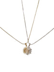 Collar duo sol luna mixto
