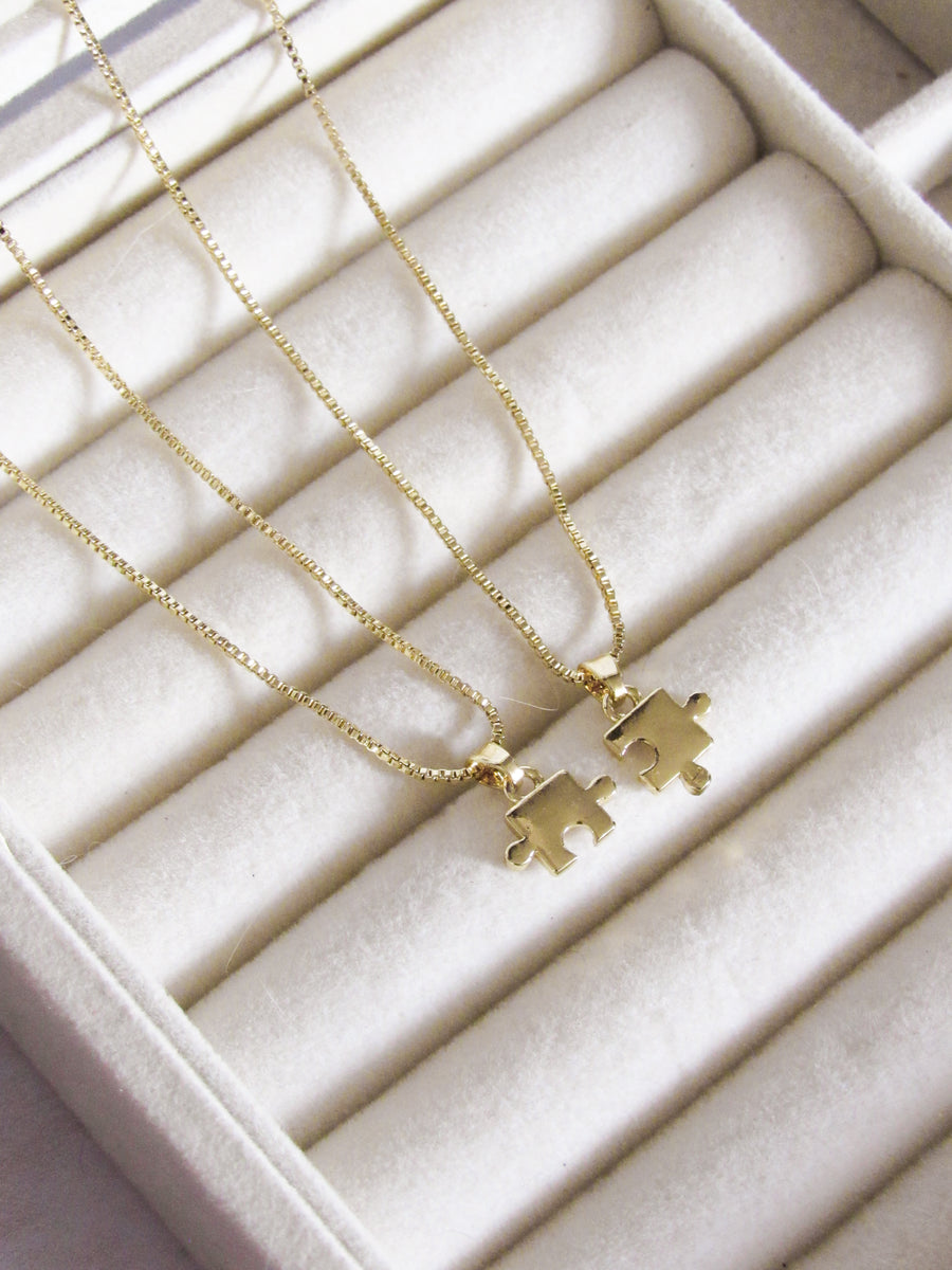 Collar duo rompecabezas