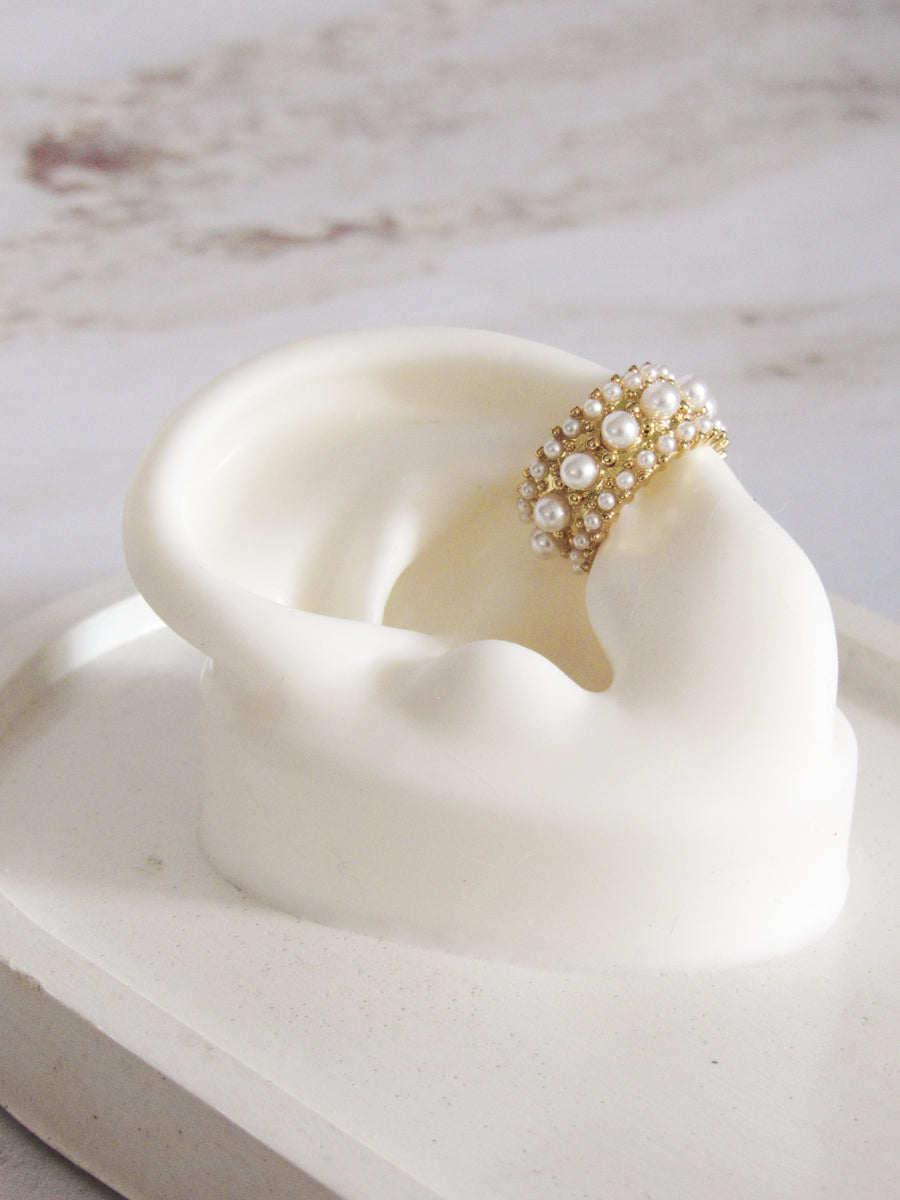 Earcuff perlas