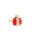 Anillo graduable mariquita