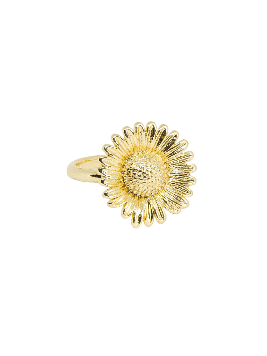 Anillo graduable flor