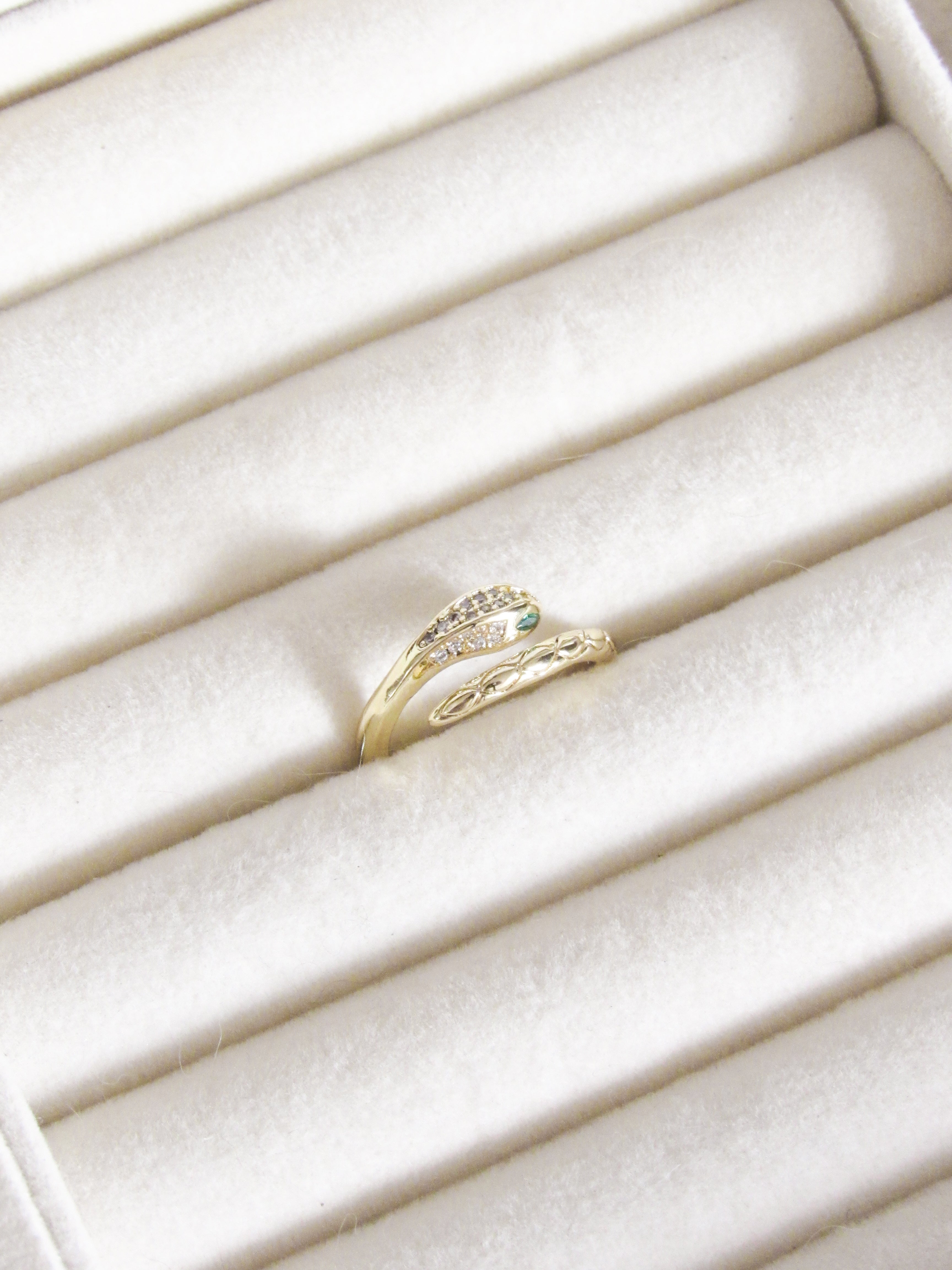 Anillo graduable serpiente