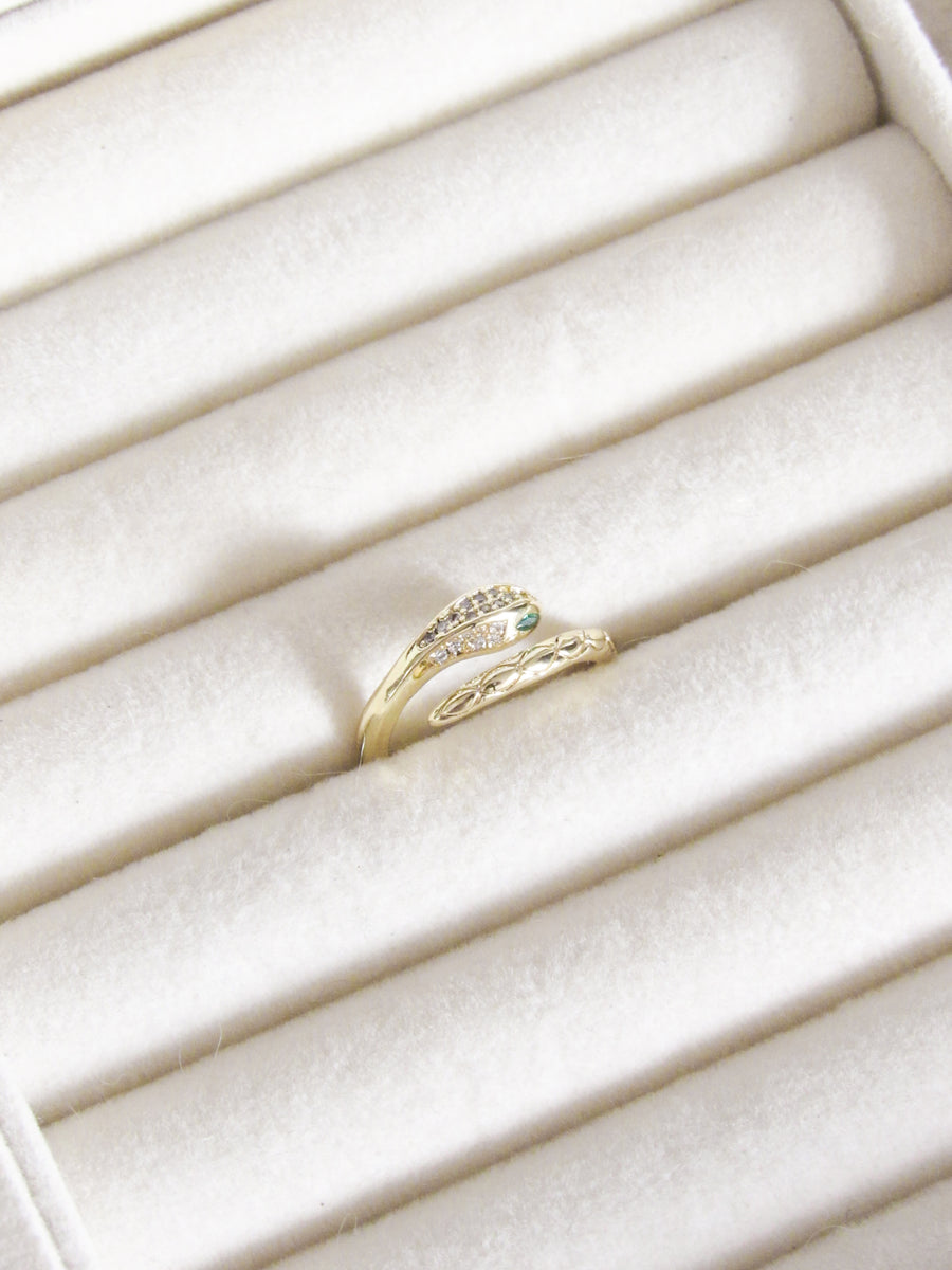 Anillo graduable serpiente