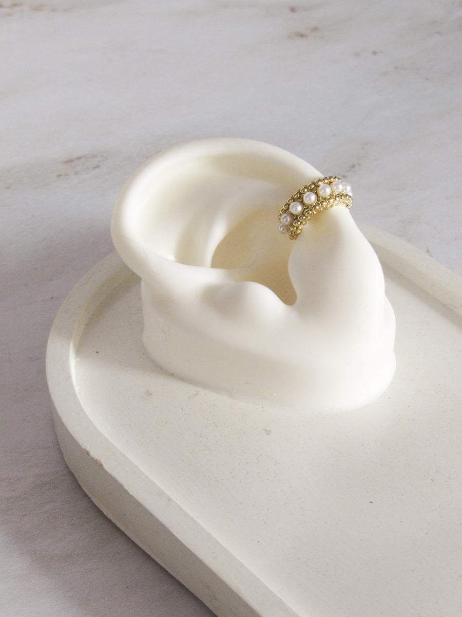 Earcuff perlas