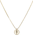Collar cruz nacar