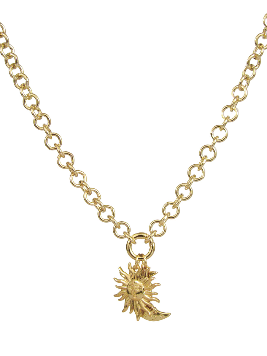 Collar eclipse dorado