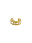 Earcuff perlas