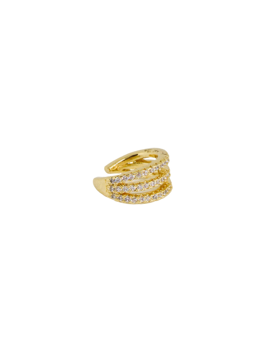 Earcuff triple zircones