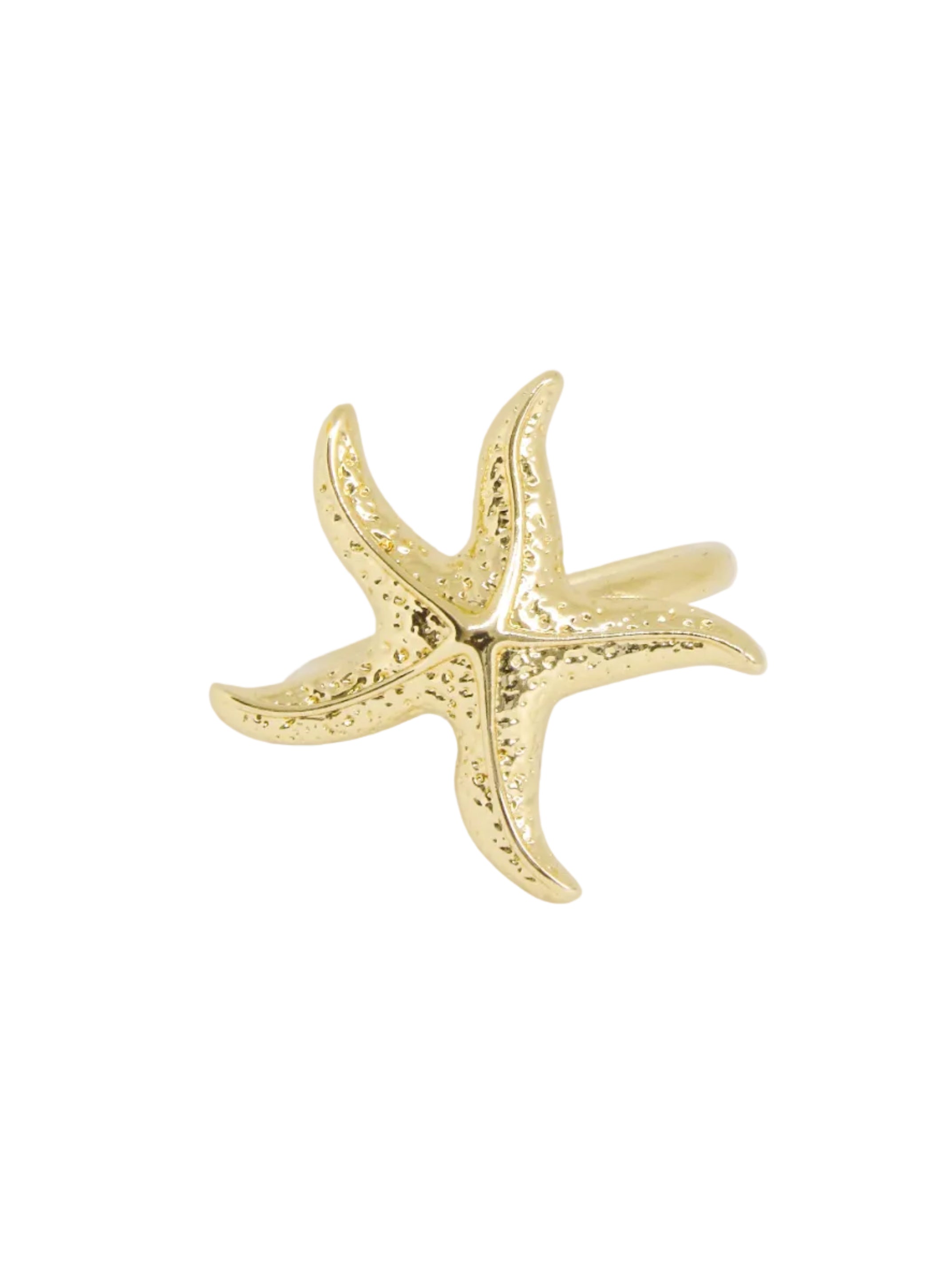Anillo graduable estrella de mar