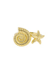 Anillo graduable estrella caracol