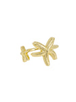 Anillo graduable estrella de mar