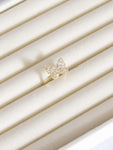 Anillo graduable mariposa