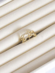 Anillo graduable gucci doble