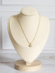 Collar corazón zircón