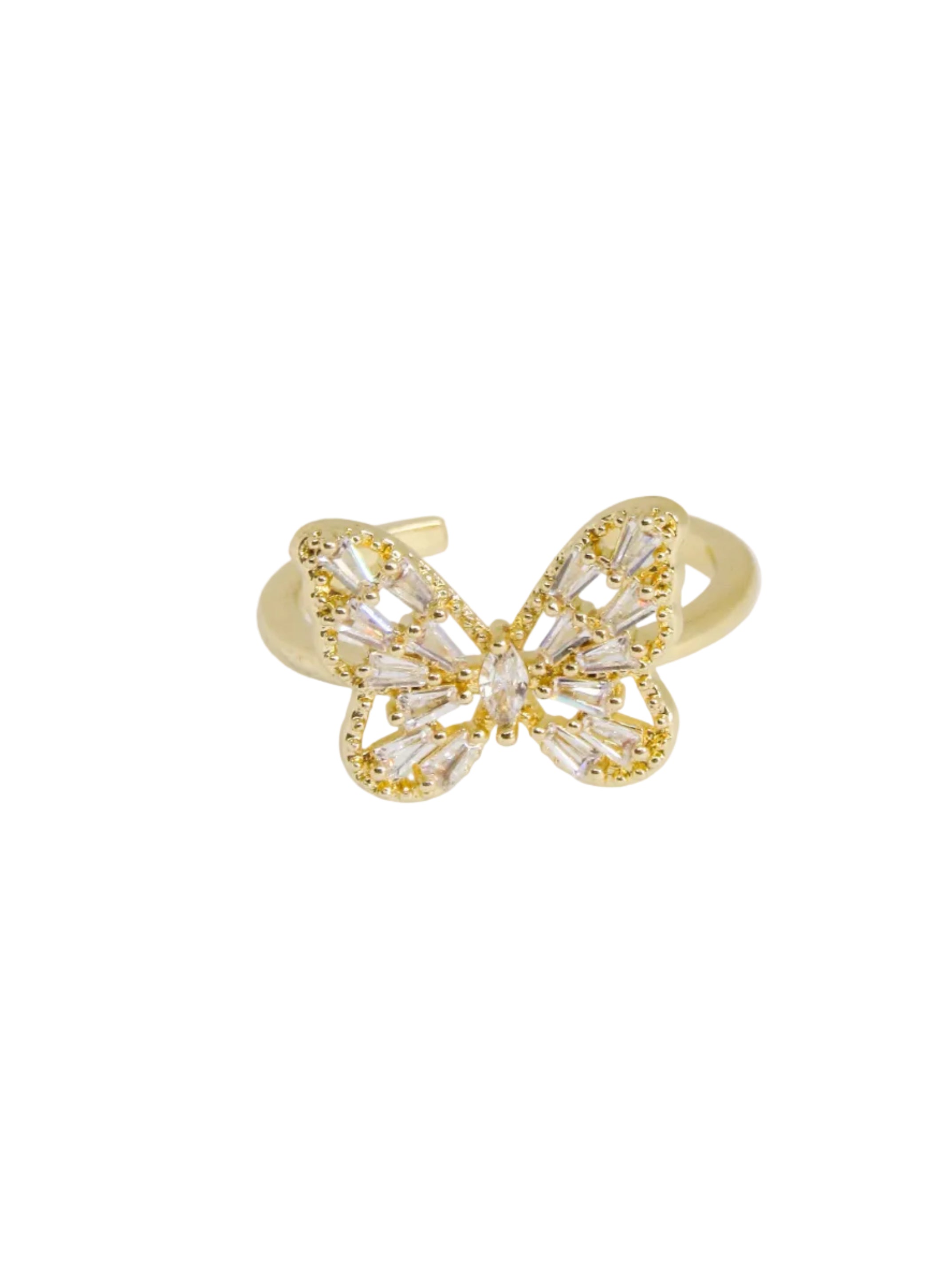 Anillo graduable mariposa