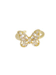 Anillo graduable mariposa