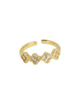 Anillo graduable treboles