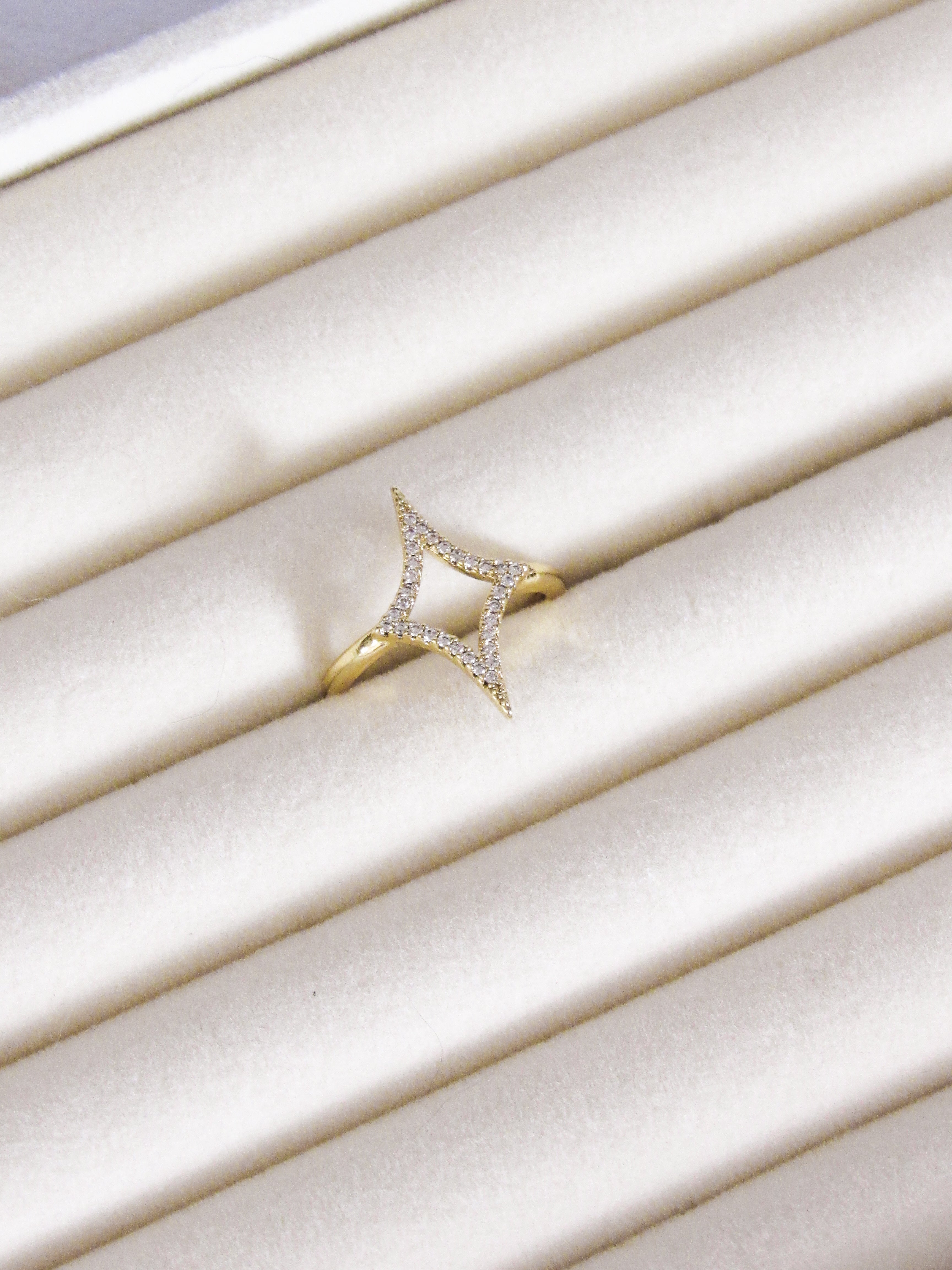 Anillo graduable estrella