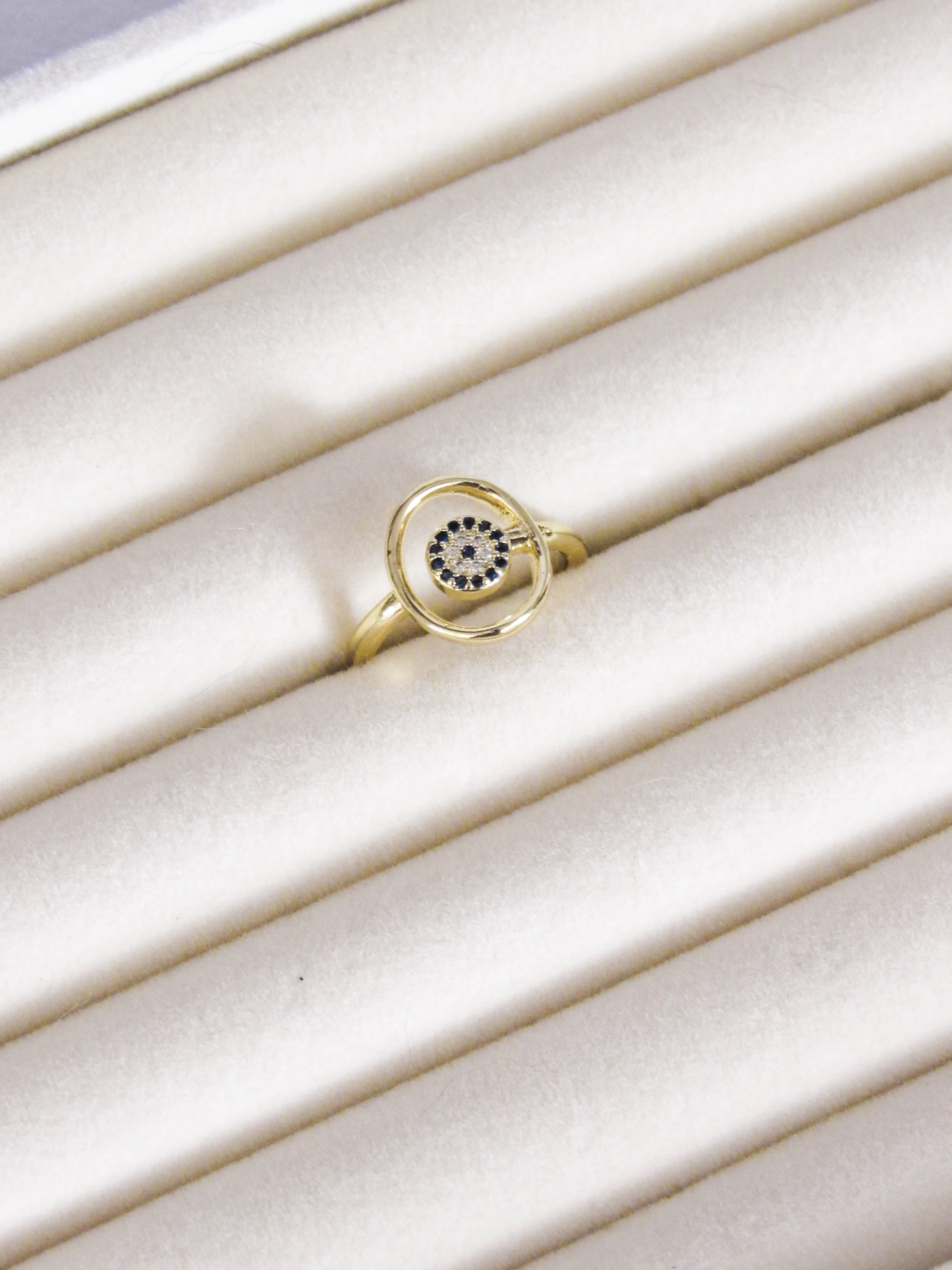 Anillo graduable ojo turco