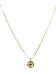 Collar corazón moneda