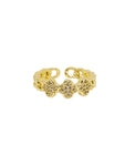 Anillo graduable treboles