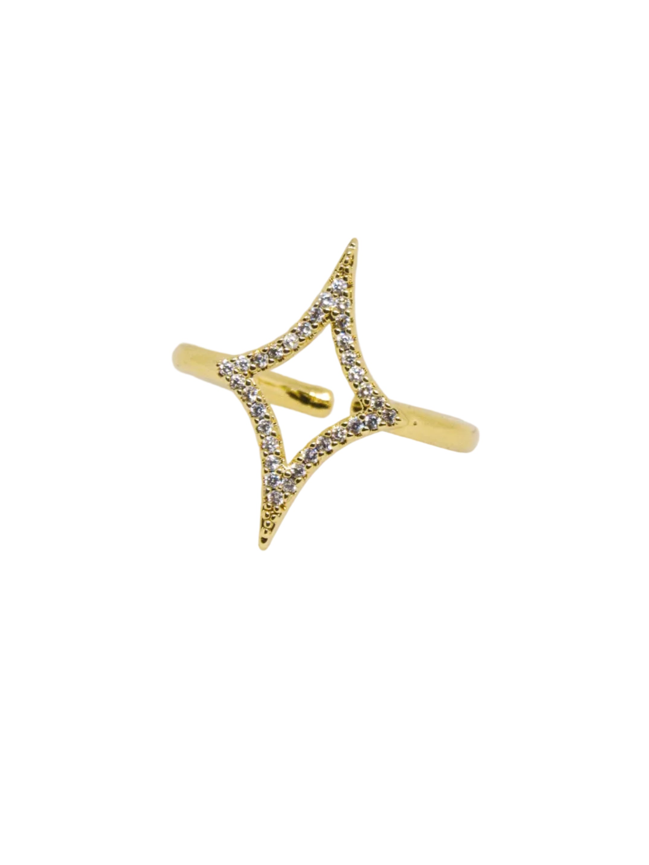 Anillo graduable estrella