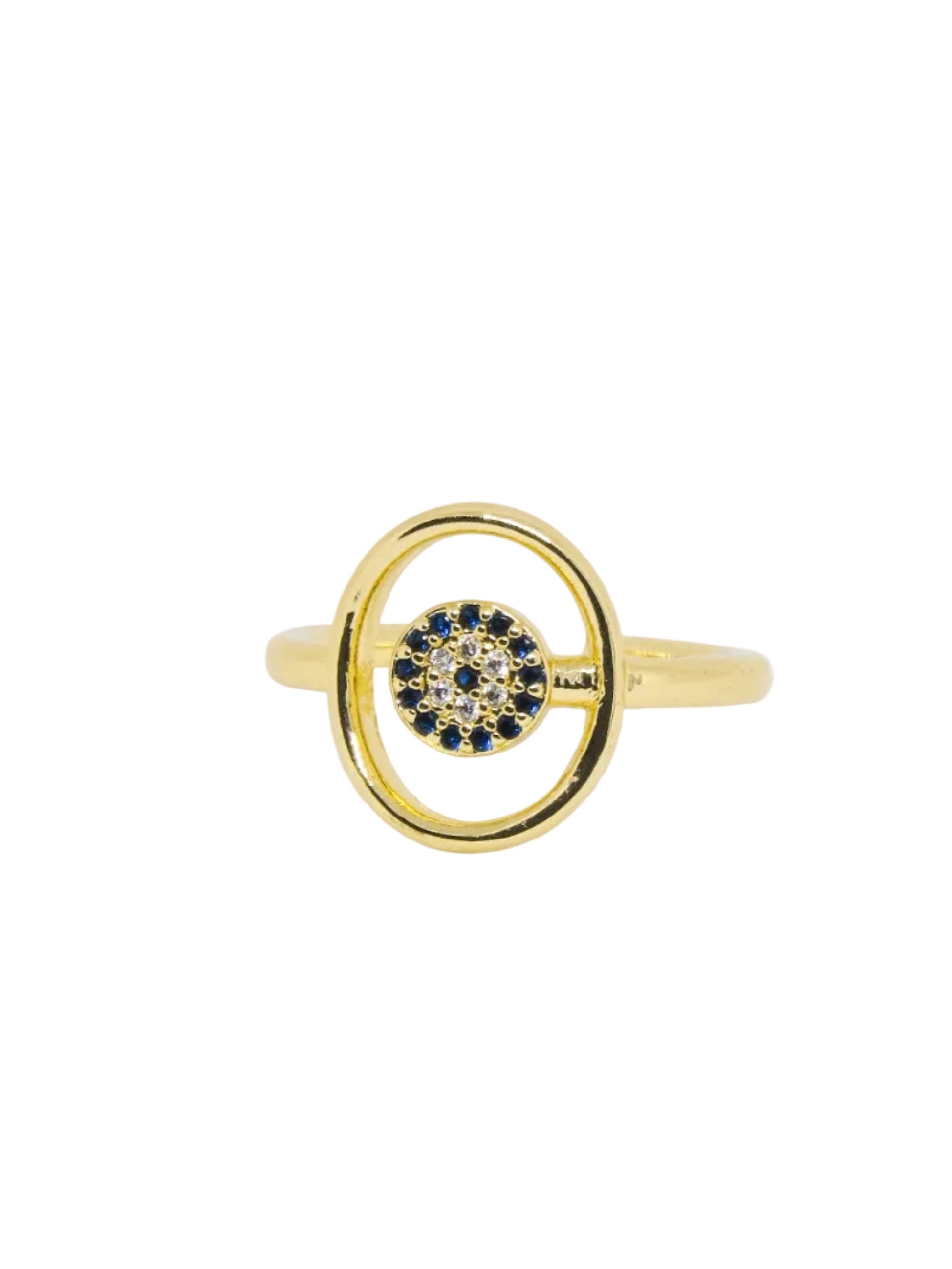 Anillo graduable ojo turco