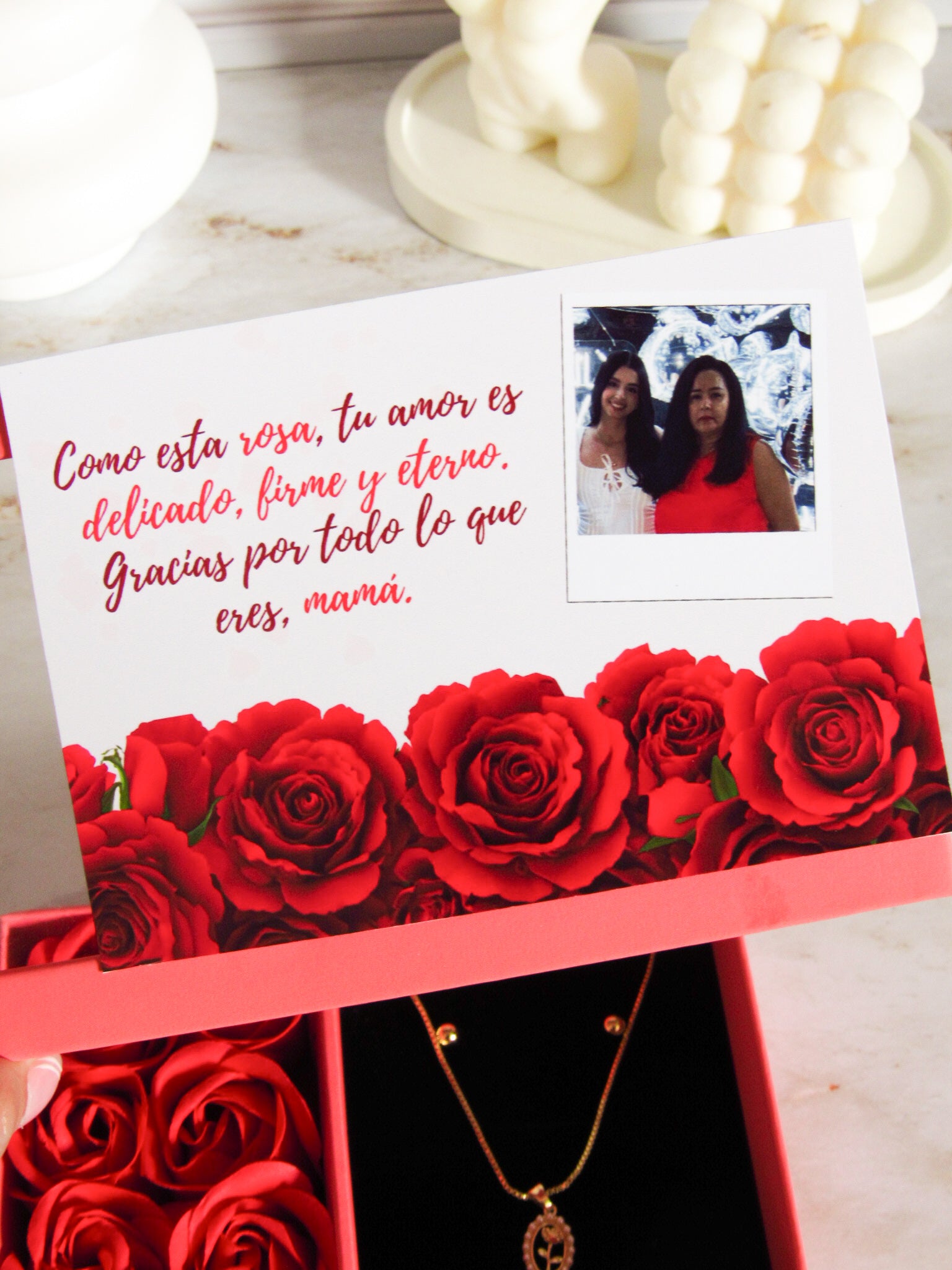 Caja Rosa Eterna