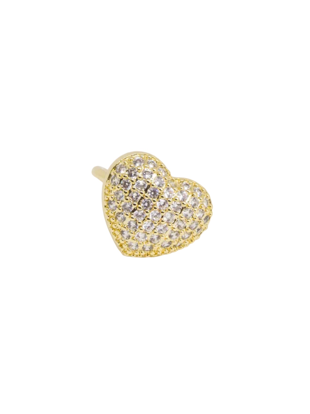 Anillo graduable corazón zircones